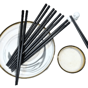 24CM High Quality Alloy Chopsticks (10 Pairs)